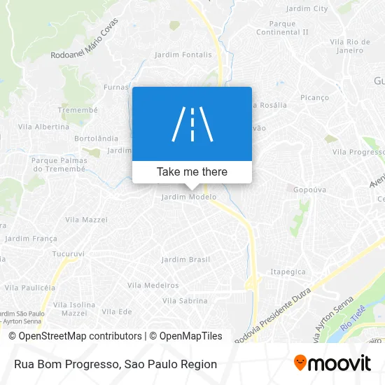 Rua Bom Progresso map