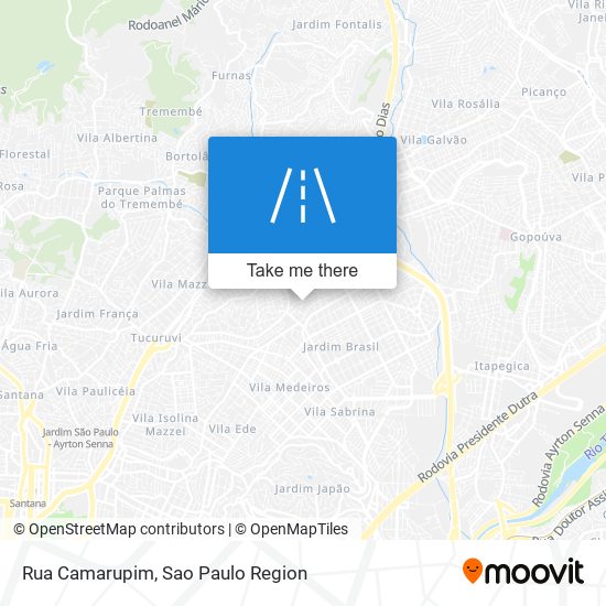 Rua Camarupim map