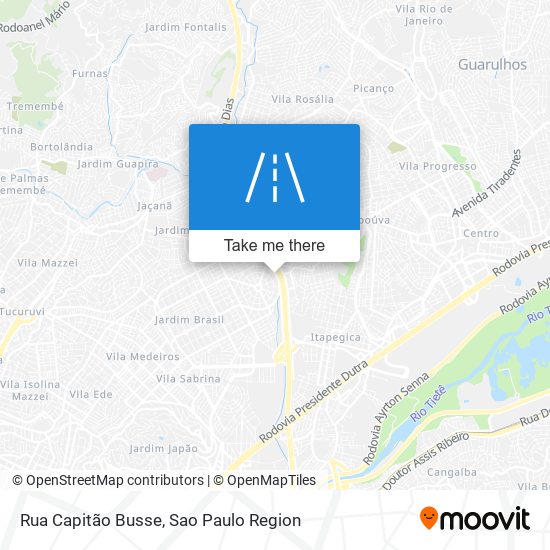 Mapa Rua Capitão Busse