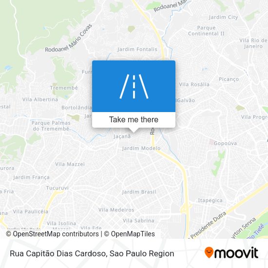 Rua Capitão Dias Cardoso map