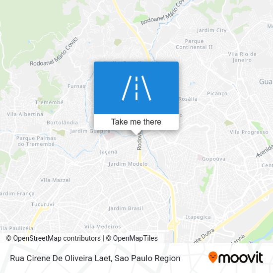 Rua Cirene De Oliveira Laet map