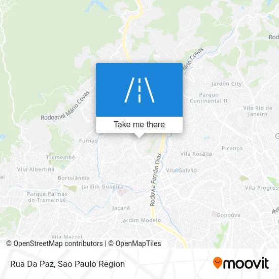 Rua Da Paz map