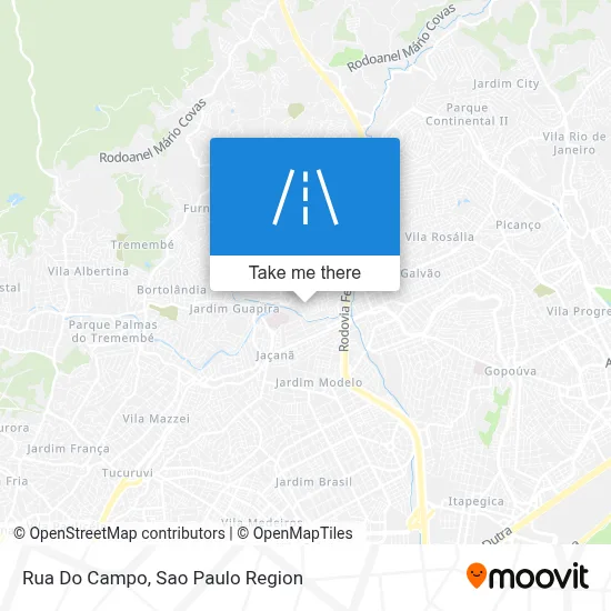 Rua Do Campo map