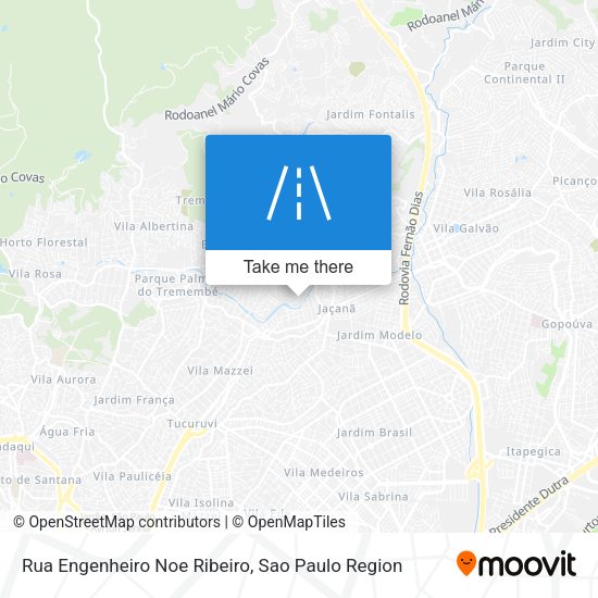 Rua Engenheiro Noe Ribeiro map