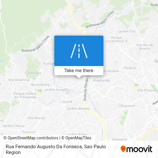 Rua Fernando Augusto Da Fonseca map