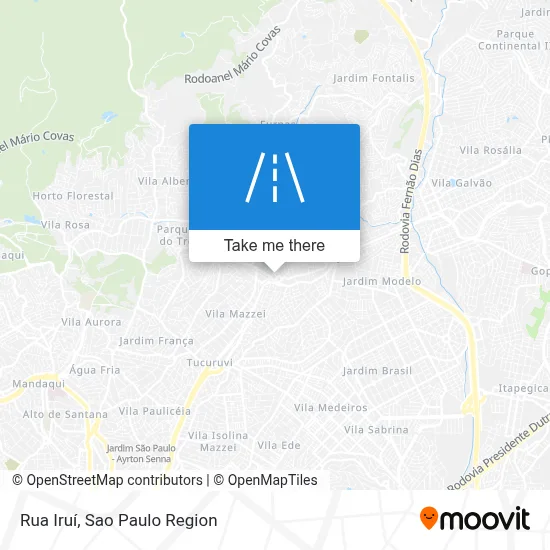 Rua Iruí map