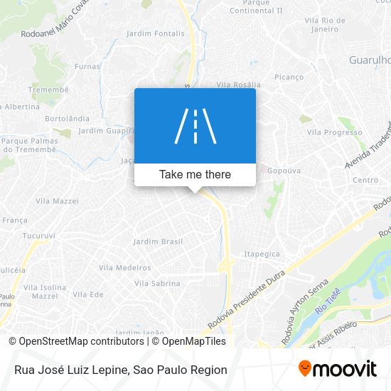 Rua José Luiz Lepine map