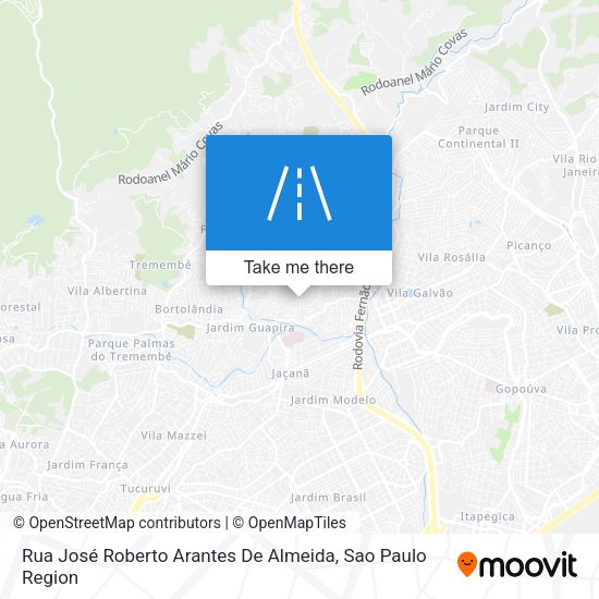 Rua José Roberto Arantes De Almeida map