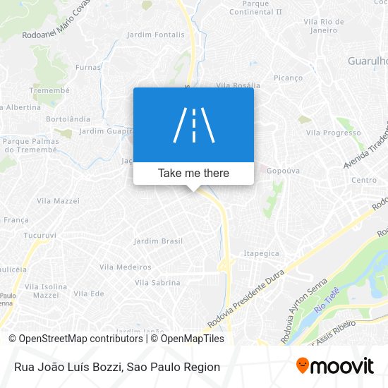 Rua João Luís Bozzi map