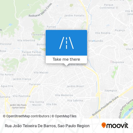 Rua João Teixeira De Barros map