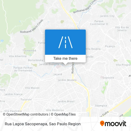 Rua Lagoa Sacopenapa map
