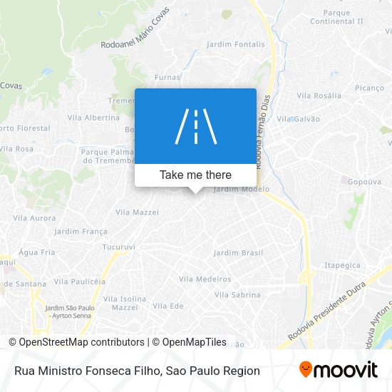 Rua Ministro Fonseca Filho map