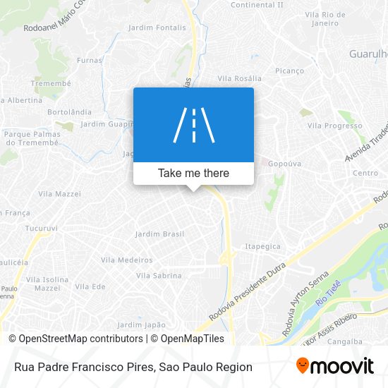 Rua Padre Francisco Pires map