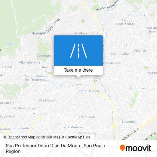 Rua Professor Dario Dias De Moura map