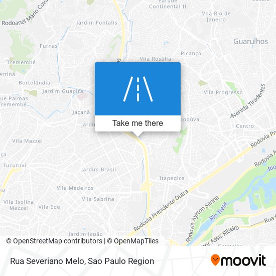 Rua Severiano Melo map