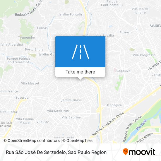 Mapa Rua São José De Serzedelo