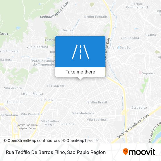 Rua Teófilo De Barros Filho map