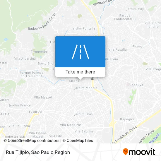 Rua Tijipio map
