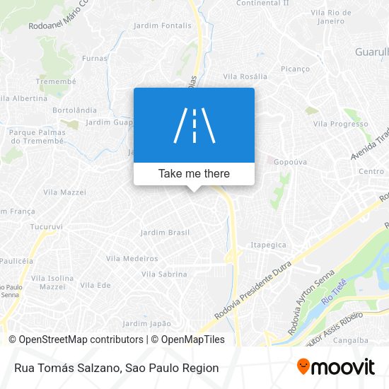 Rua Tomás Salzano map