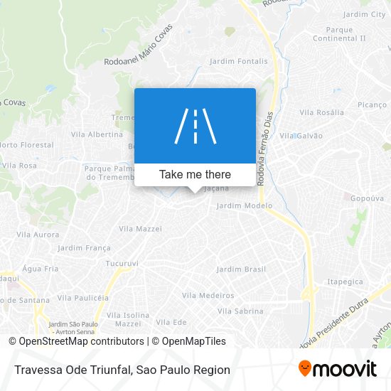Travessa Ode Triunfal map