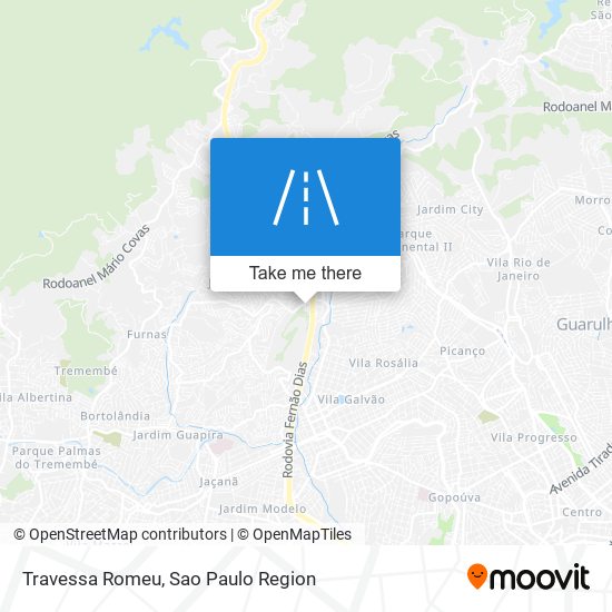 Travessa Romeu map