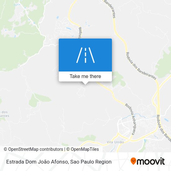 Estrada Dom João Afonso map