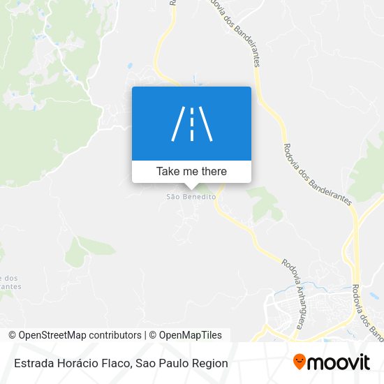 Estrada Horácio Flaco map