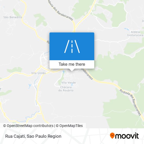 Mapa Rua Cajati