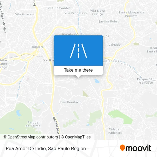 Rua Amor De Indio map
