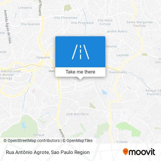 Rua Antônio Agrote map