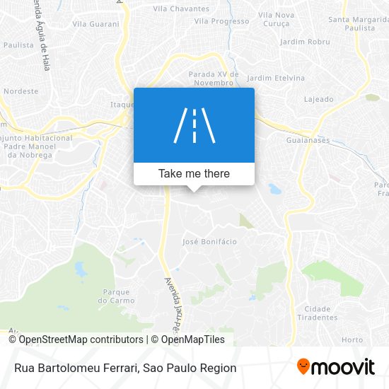 Rua Bartolomeu Ferrari map