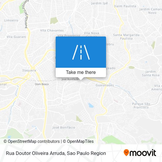 Rua Doutor Oliveira Arruda map