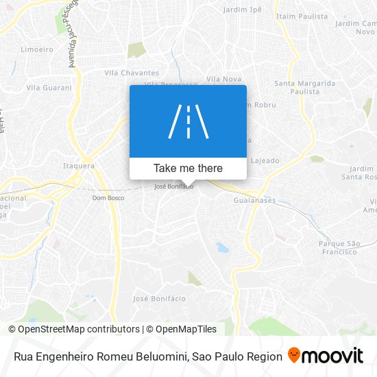 Mapa Rua Engenheiro Romeu Beluomini