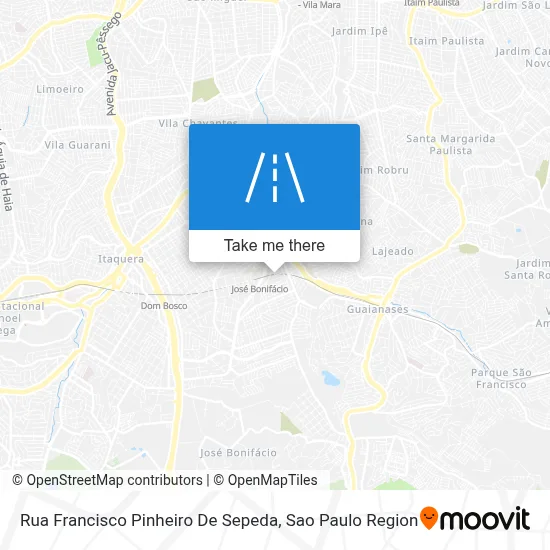 Rua Francisco Pinheiro De Sepeda map