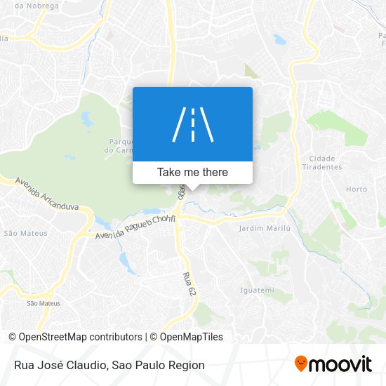 Rua José Claudio map
