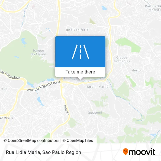 Rua Lidia Maria map
