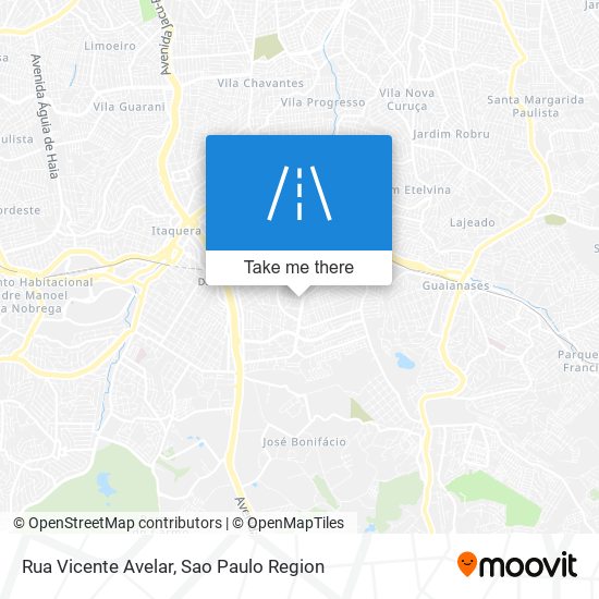 Rua Vicente Avelar map