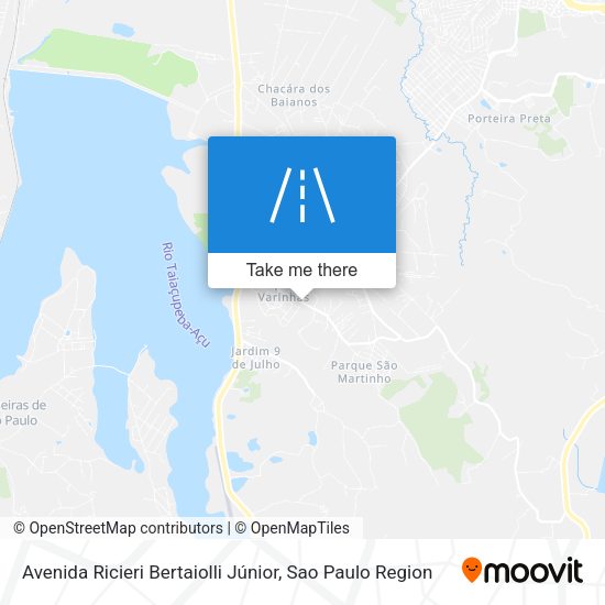 Avenida Ricieri Bertaiolli Júnior map