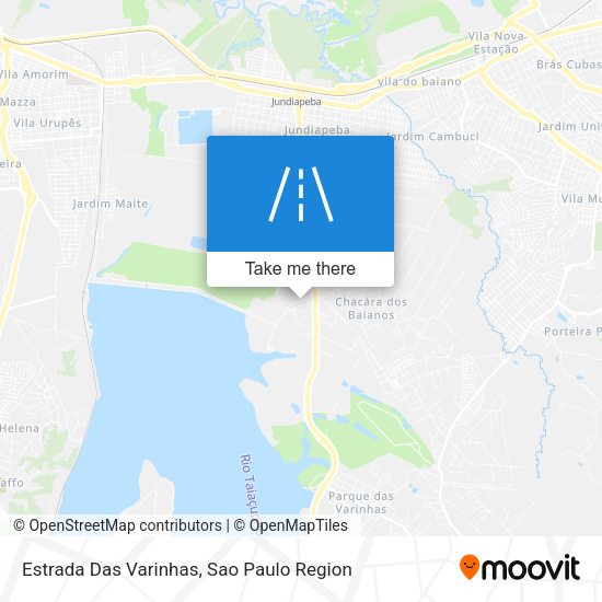 Estrada Das Varinhas map