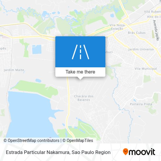 Estrada Particular Nakamura map