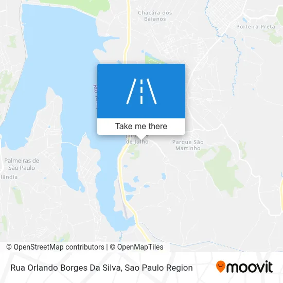 Rua Orlando Borges Da Silva map