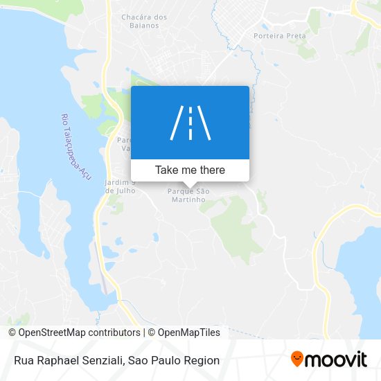 Rua Raphael Senziali map