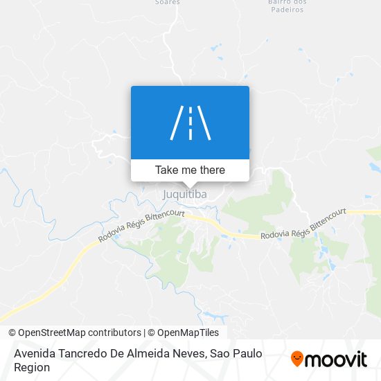 Mapa Avenida Tancredo De Almeida Neves