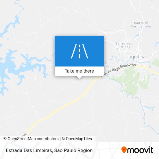 Estrada Das Limeiras map