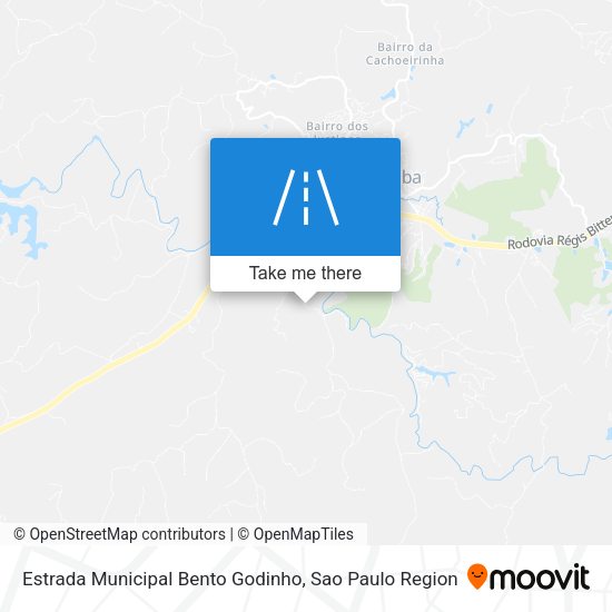 Estrada Municipal Bento Godinho map