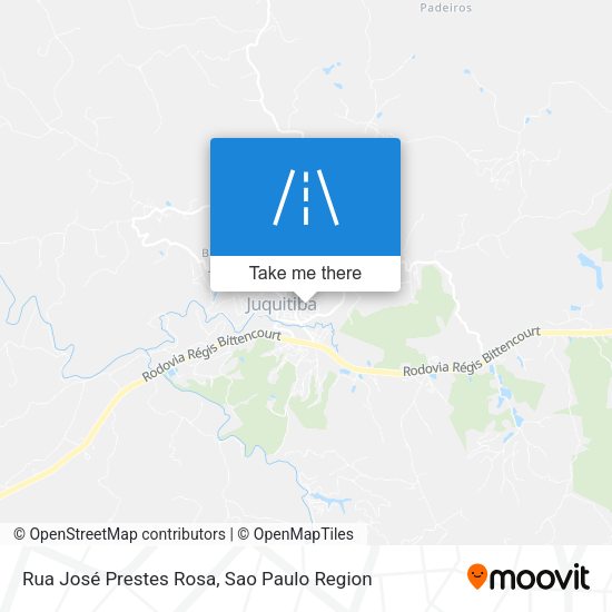 Rua José Prestes Rosa map