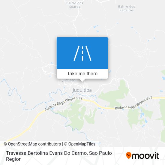Travessa Bertolina Evans Do Carmo map