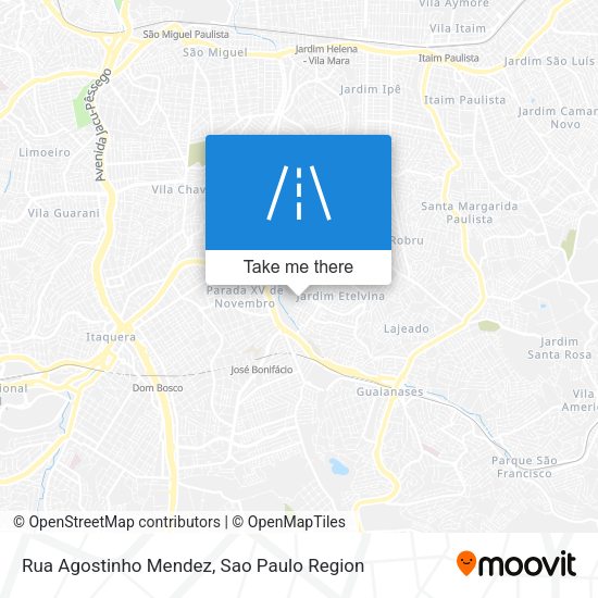 Rua Agostinho Mendez map