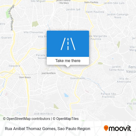 Rua Aníbal Thomaz Gomes map