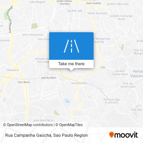 Rua Campanha Gaúcha map